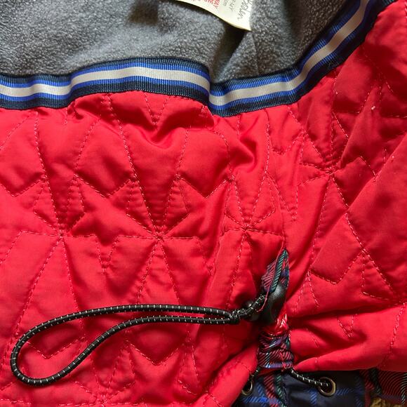 Mini Boden Plaid Puffer Coat 13-14Y - Picture 5 of 7